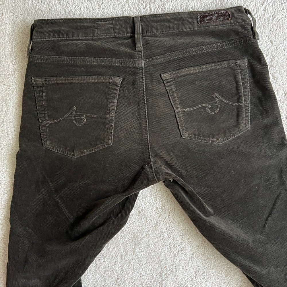 AG Adriano Goldschmied The Moto Stevie Ankle Zipper Slim Straight Corduroy - Picture 6 of 8